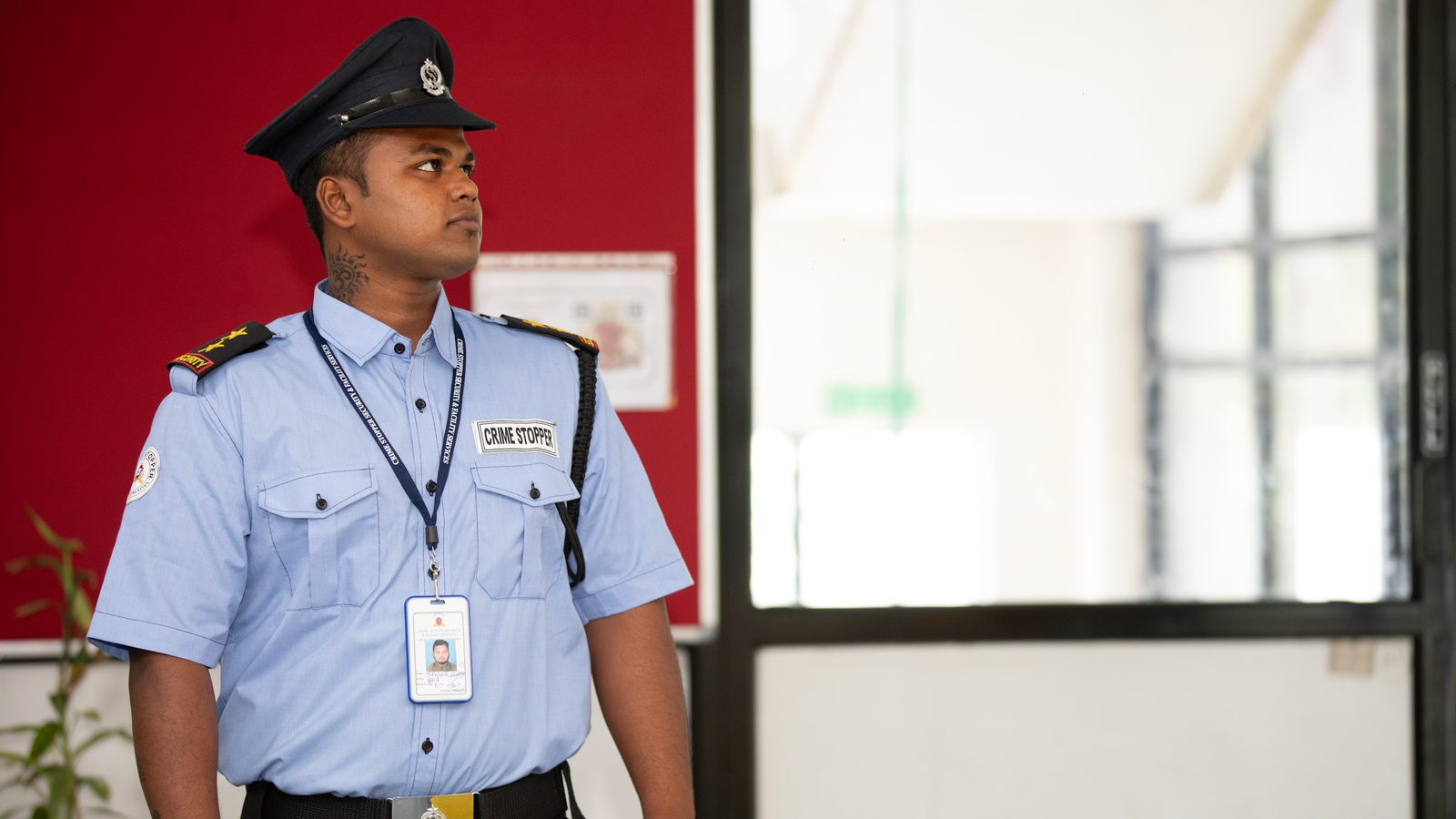 Security guard on site